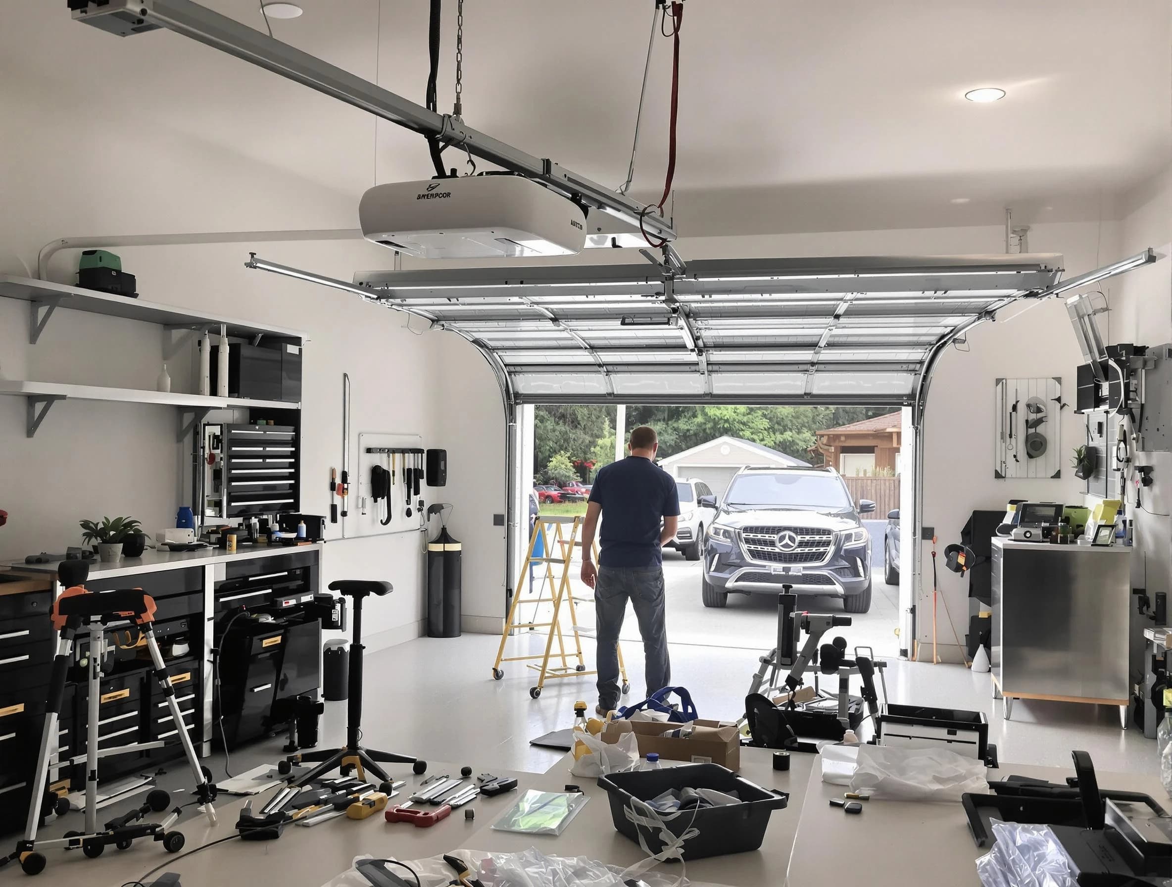 Garage door opener installation by Norcross Garage Door Repair in Norcross