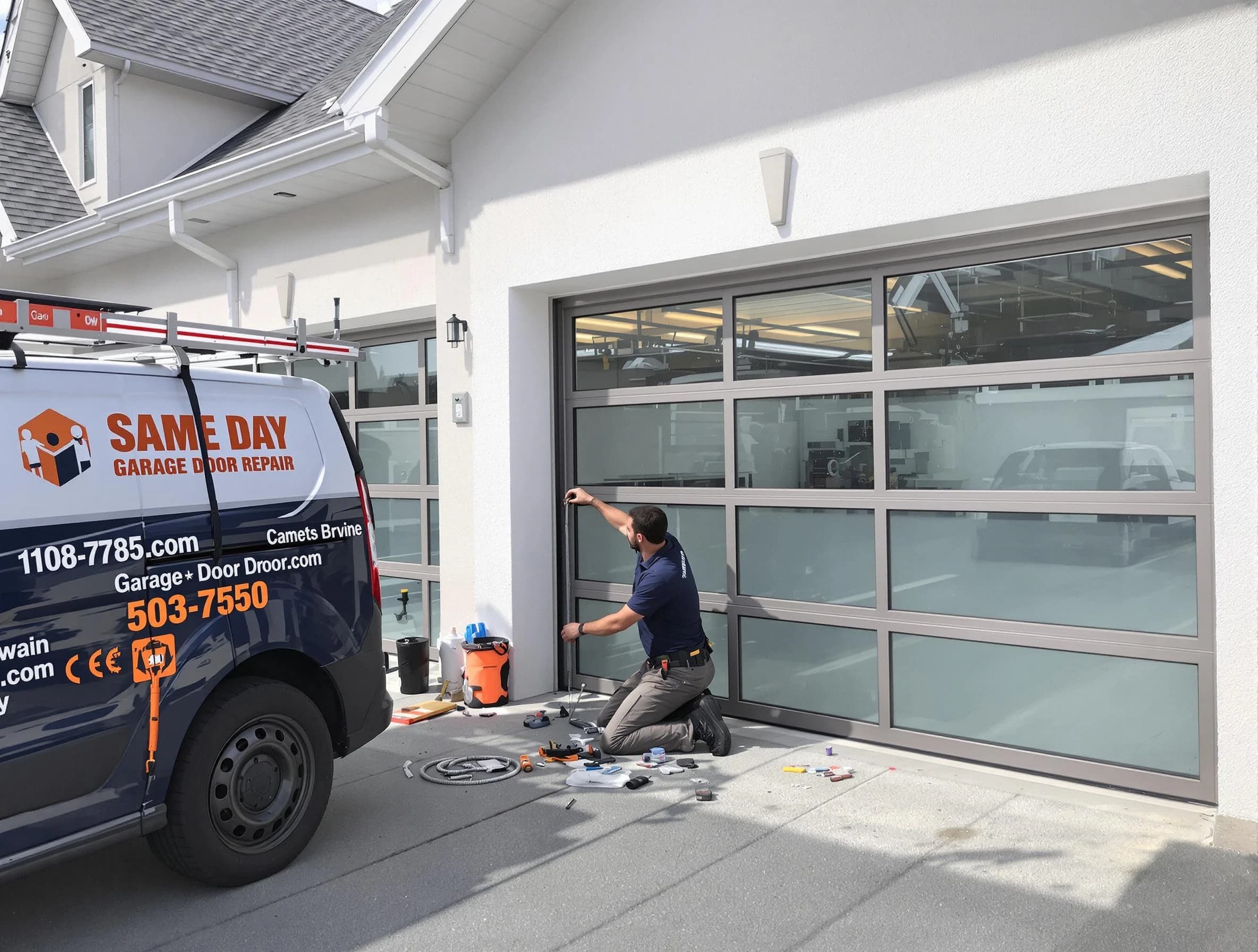 Same-day garage door repair service by Norcross Garage Door Repair in Norcross