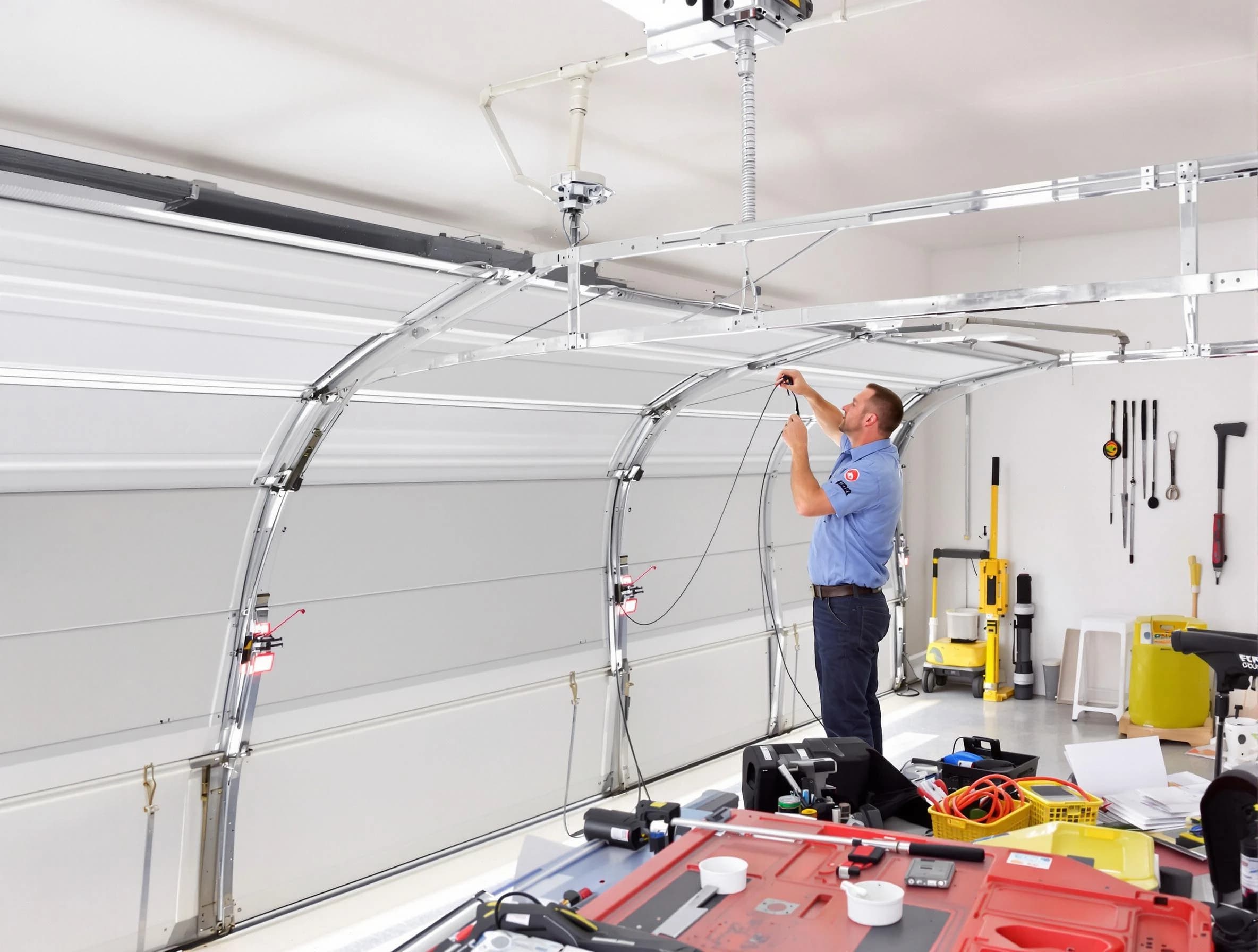 Garage door cable repair service by Norcross Garage Door Repair in Norcross