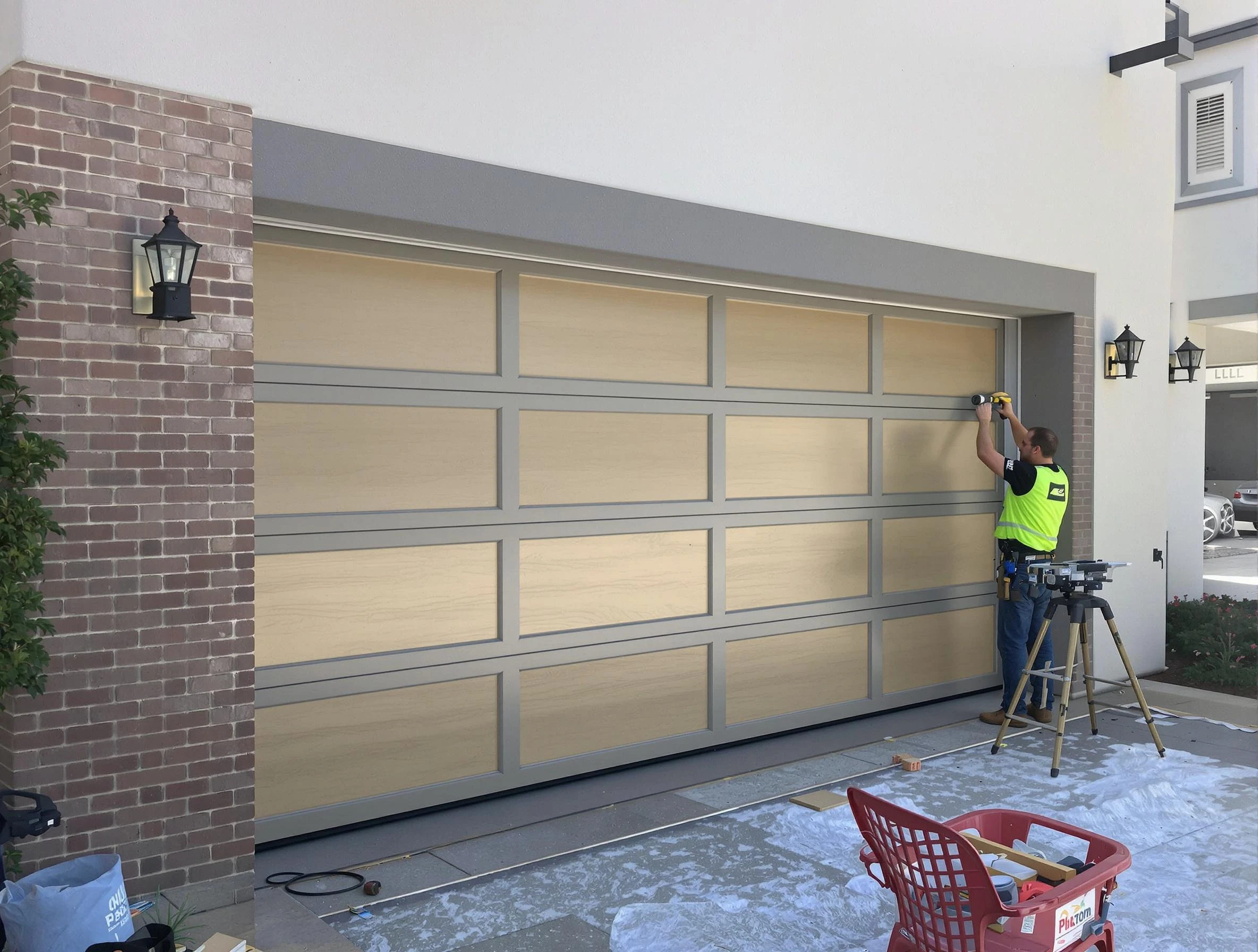 Garage door replacement service by Norcross Garage Door Repair in Norcross