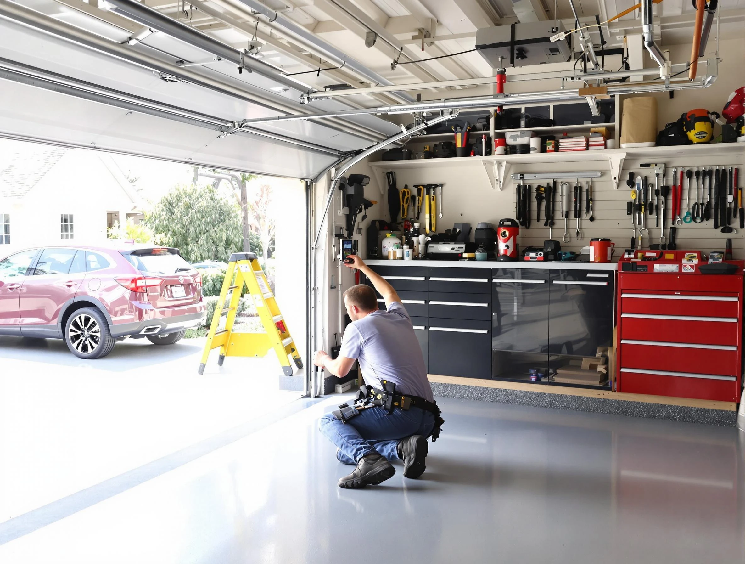 Local garage door repair service by Norcross Garage Door Repair in Norcross