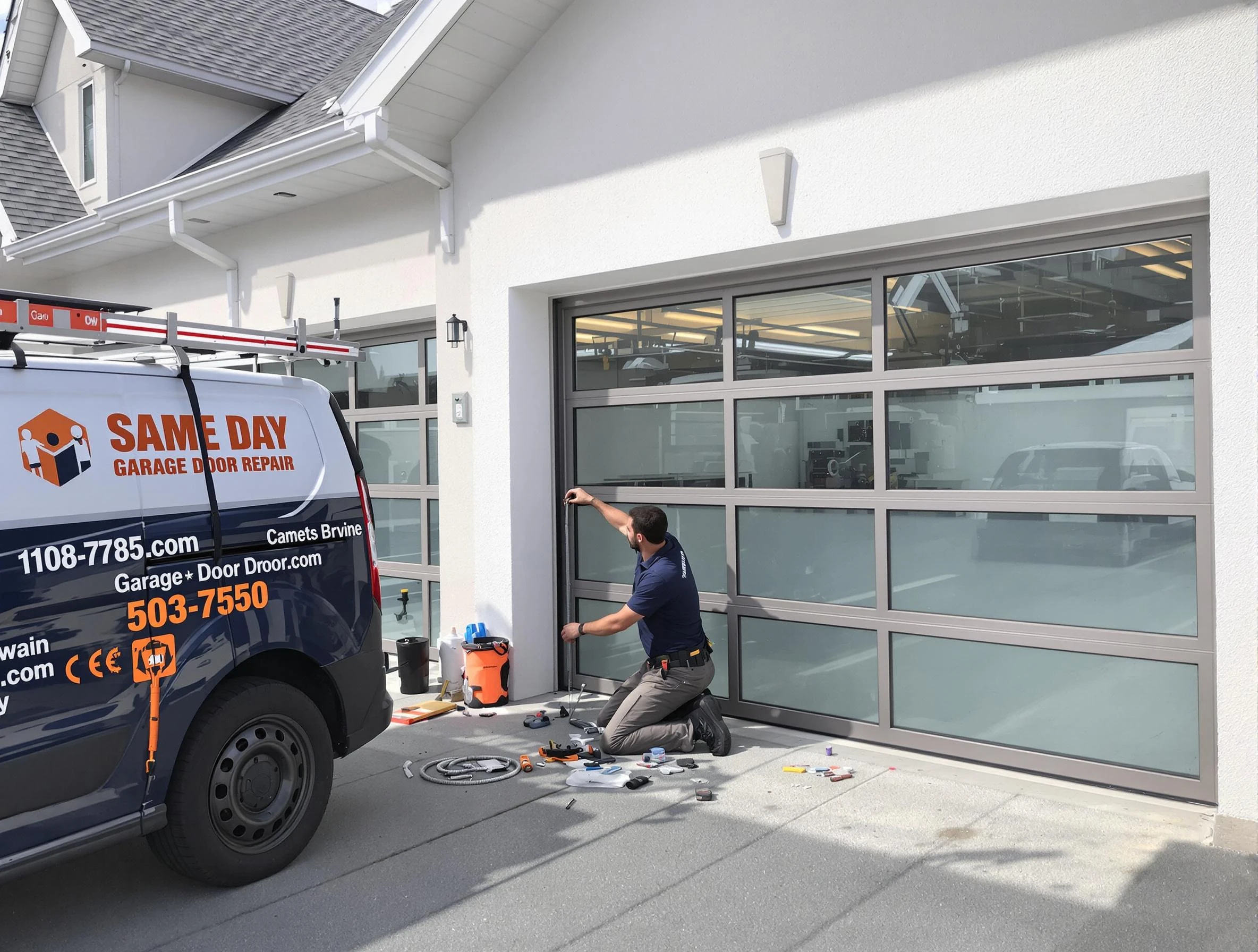 Same-day garage door repair service by Norcross Garage Door Repair in Norcross